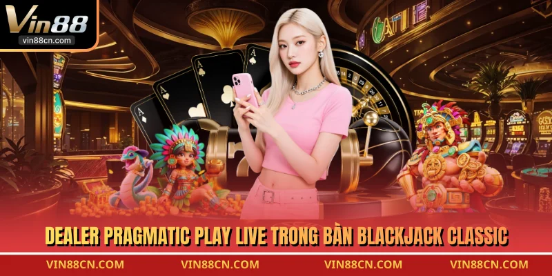 Dealer Pragmatic Play Live trong bàn Blackjack Classic