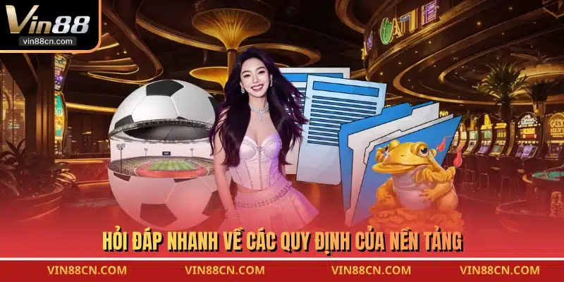 Hỏi đáp nhanh về các quy định của nền tảng