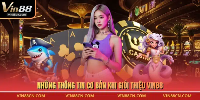 Những thông tin cơ bản khi giới thiệu VIN88