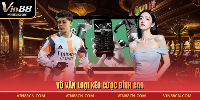 Vô vàn loại kèo cược đỉnh cao